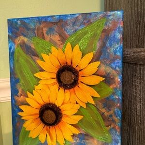 Vibrant Sunflower Canvas Art